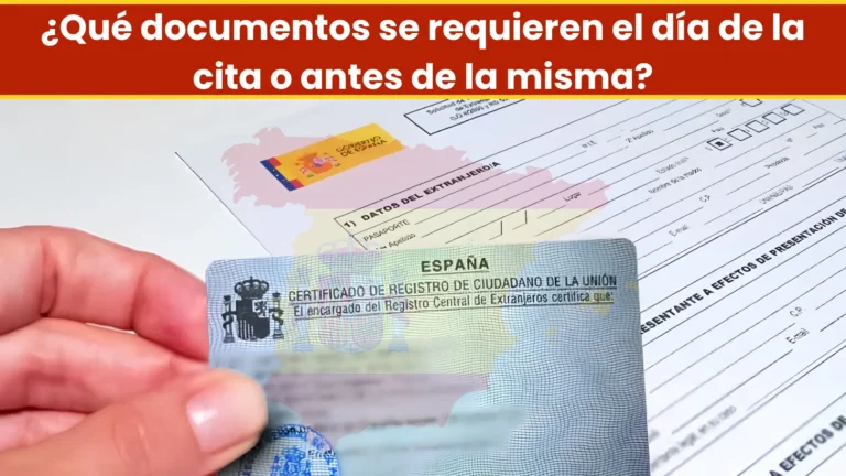 ¿Qué documentos se requieren el día de la cita o antes de la cita? ¿Qué documentos se requieren el día de la cita o antes de la cita?