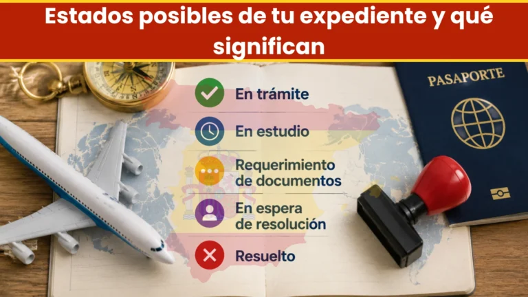 Estados posibles de tu expediente y qué significan Estados posibles de tu expediente y qué significan