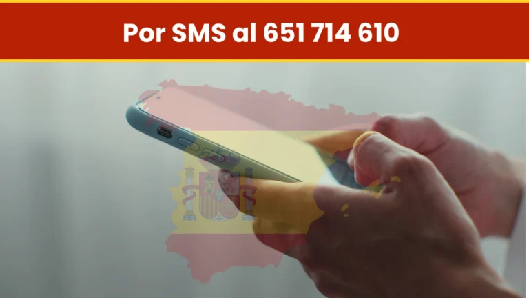 Por SMS al 651 714 610 Por SMS al 651 714 610