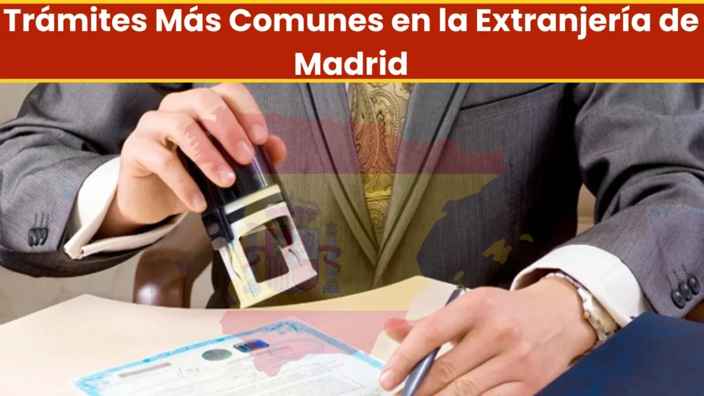 Trámites Más Comunes en la Extranjería de Madrid
